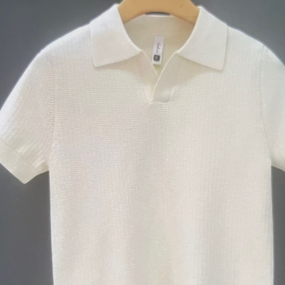 Ermenegildo Zegna White Polo Shirt